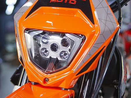 Питбайк Regulmoto SEVEN PRO 17/14 (Черный/оранжевый, 203299-1)
