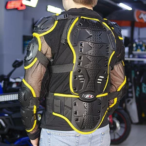 Черепаха защитная ATAKI SC-P114 (черн/кисл желт, XXXL)