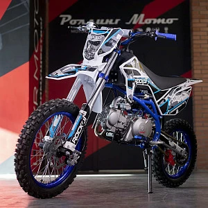 Питбайк ROCKOT HI-TECH 125 Comandante 2.0 (механ. сцепл., эл. стартер, 17/14)