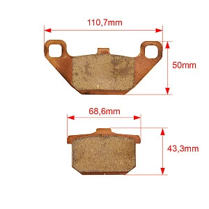 Тормозные колодки GOLD FREN Sintered S3 037 (FA 085)
