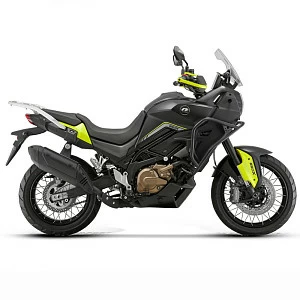 Мотоцикл QJ SVT 650X (черный/зеленый) 2026г